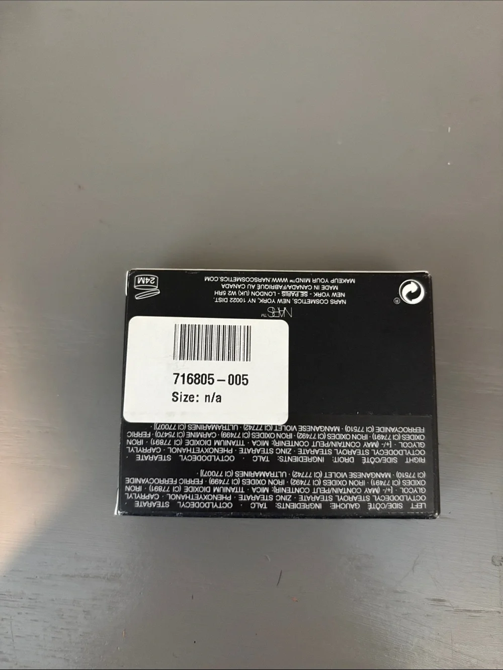 NARS eyeshadow